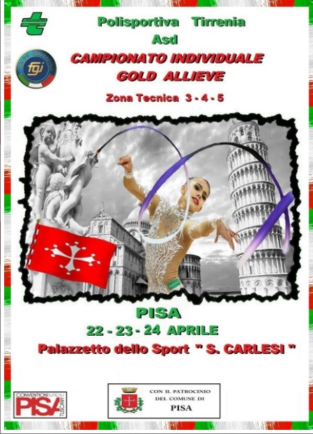 Cinque ginnaste Iris al Campionato Individuale Gold Allieve